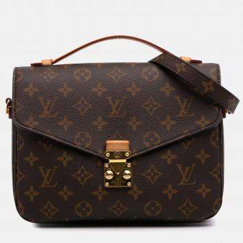 Louis Vuitton Brown Monogram Pochette Metis