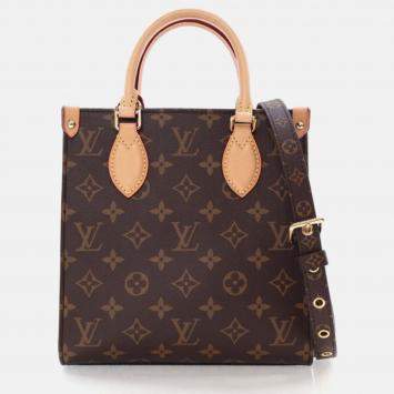 Louis Vuitton Sac Plat BB Brown Monogram Tote Bag