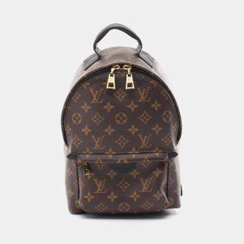 Louis Vuitton Palm Springs PM Coated Canvas Leather Monogram Backpack Bag
