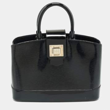 Louis Vuitton Black Electric Epi Leather Mirabeau PM Bag