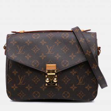 Louis Vuitton Brown Monogram Pochette Metis