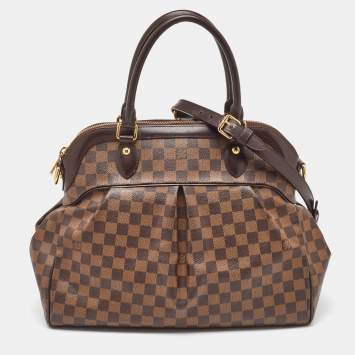 Pre Owned Louis Vuitton Damier Ebene Canvas Trevi GM Bag