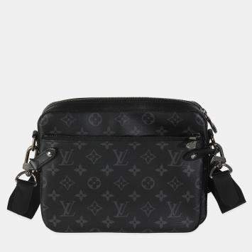 Louis Vuitton Monogram Eclipse Canvas Trio Messenger