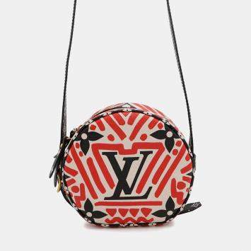 Pre Owned Louis Vuitton Crafty Boite Chapeau Claim Rouge Monogram Giant Shoulder Bag