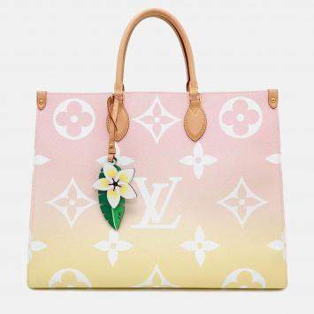 Louis Vuitton Onthego Rose Claire Monogram/Giant GM Hand Bag