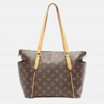 Pre Owned Louis Vuitton Brown Monogram Totally PM