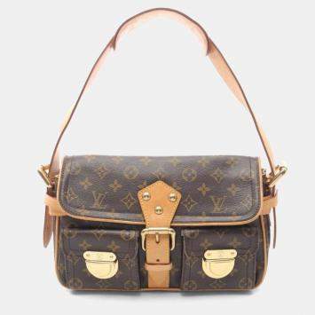 Louis Vuitton Hudson PM Brown Monogram Canvas Shoulder Bag