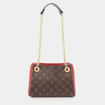 Louis Vuitton Surenne Bb Chain Shoulder Bag  Monogram Canvas Cerise