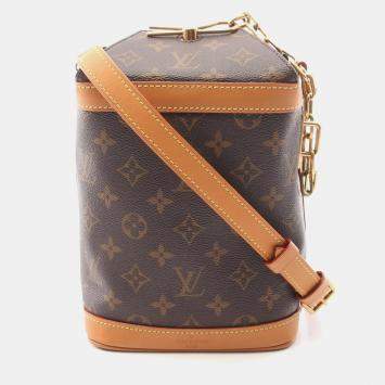 Louis Vuitton Milk Box Shoulder Crossbody Bag  Monogram Canvas Brown
