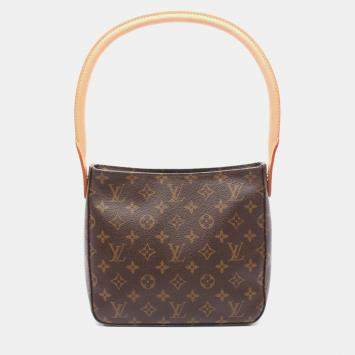 Louis Vuitton Looping Mm One Shoulder Bag  Monogram Brown