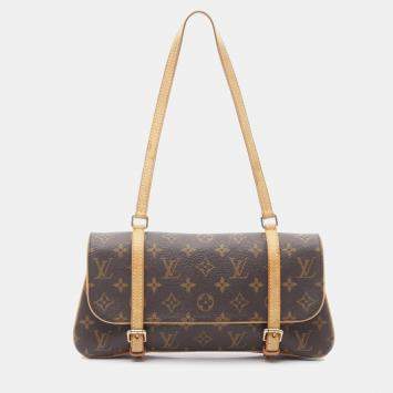 Louis Vuitton Marelle Brown Monogram Canvas Shoulder Bag