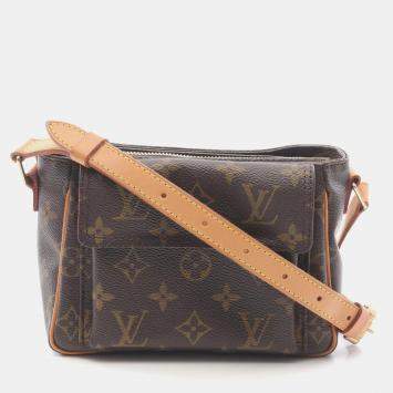 Louis Vuitton Vivacite PM Crossbody Shoulder Bag  Monogram Leather