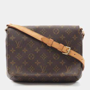Pre Owned Louis Vuitton Musette Tango Monogram Canvas Shoulder Bag
