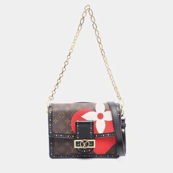 Louis Vuitton Dauphine MM Game On Monogram Canvas Chain Shoulder Bag