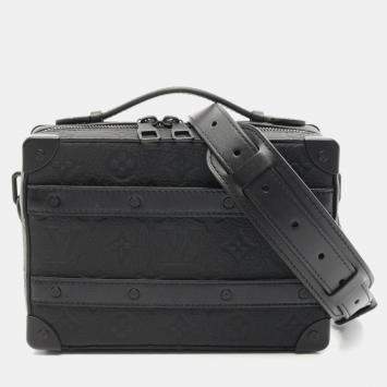Louis Vuitton Handle Soft Trunk Monogram Taurillon Clémence Leather Crossbody Bag