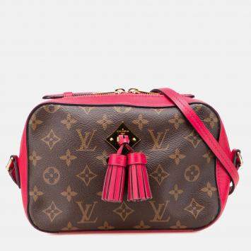 Pre Owned Louis Vuitton Brown Monogram Saintonge