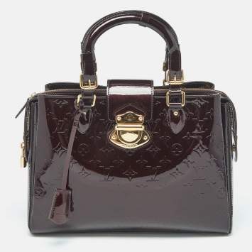 Louis Vuitton Amarante Monogram Vernis Melrose Avenue Bag
