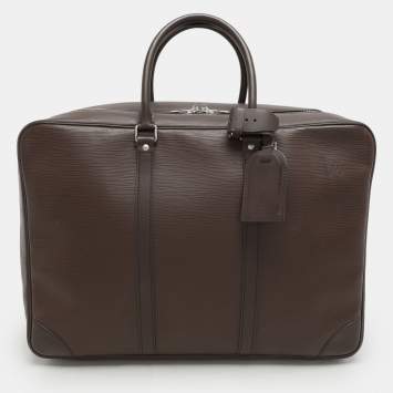 Louis Vuitton Moka Epi Leather Sirius 45 Soft Suitcase