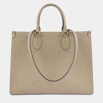 Pre Owned Louis Vuitton OnTheGo MM Monogram Empreinte Leather Tote Bag
