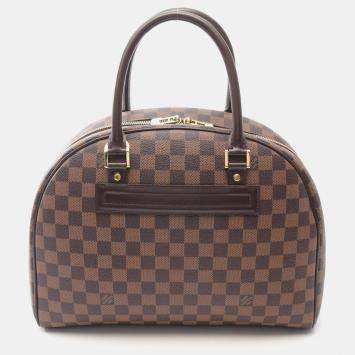 Pre Owned Louis Vuitton Nolita Damier Ebene Canvas Tote Bag