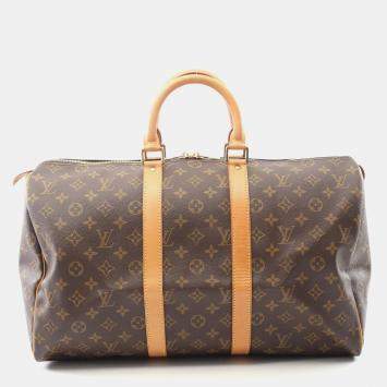 Louis Vuitton Keepall 45 Monogram Canvas Travel Bag