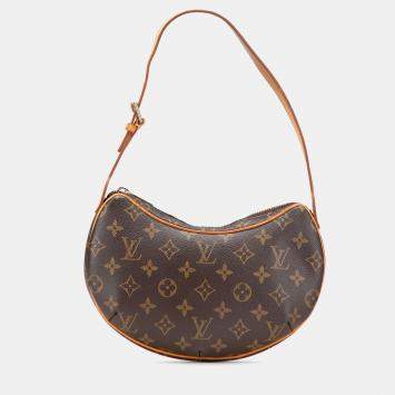 Louis Vuitton Brown Monogram Croissant PM