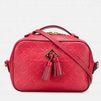 Louis Vuitton Red Monogram Empreinte Saintonge