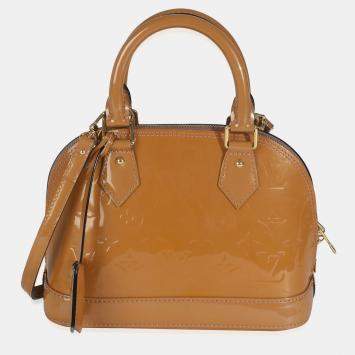 Louis Vuitton Rose Velours Monogram Vernis Alma BB