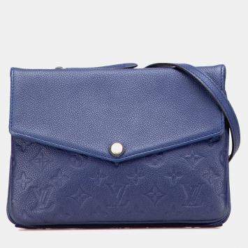 Louis Vuitton Blue Monogram Empreinte Twice