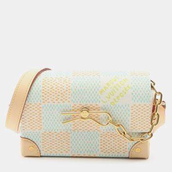 Louis Vuitton White Damier Heritage Steamer Wearable Wallet