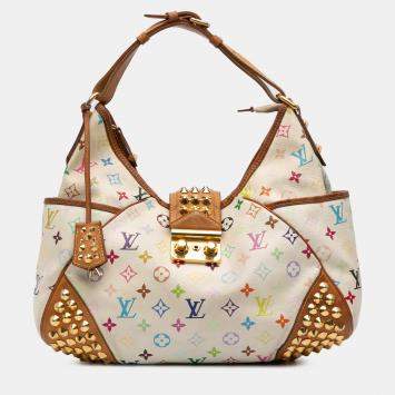 Pre Owned Louis Vuitton Monogram Multicolore Chrissie MM Shoulder Bag