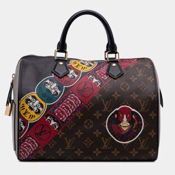 Louis Vuitton Brown Monogram Kabuki Speedy  30 Bag