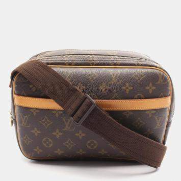 Pre Owned Louis Vuitton Reporter PM Monogram Canvas Shoulder Bag
