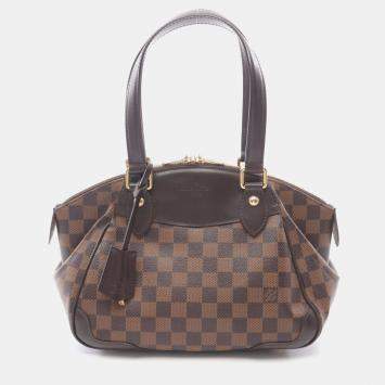  Louis Vuitton Verona PM Brown Damier Ebene Canvas Shoulder Bag