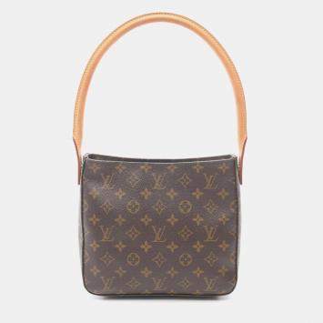 Louis Vuitton Looping MM Brown Monogram Canvas One Shoulder Bag