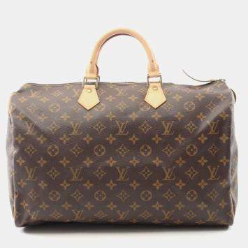 Louis Vuitton Speedy 40 Brown Monogram Canvas Handbag
