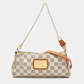 Pre Owned Louis Vuitton Damier Azur Canvas Eva Pochette Bag