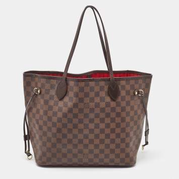 Louis Vuitton Damier Ebene Canvas Neverfull MM Bag