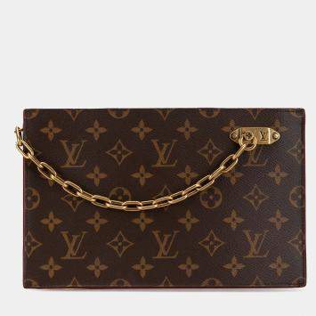 Louis Vuitton Brown Monogram Legacy Chain Clutch