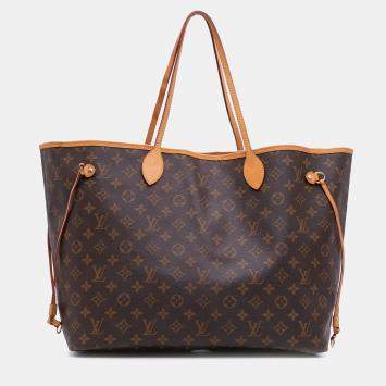 Louis Vuitton Brown Monogram Neverfull GM