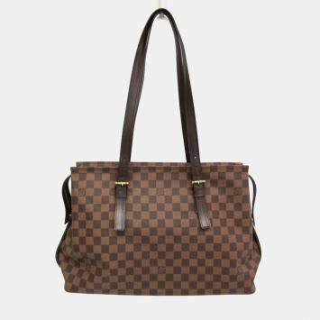 Louis Vuitton Damier Chelsea Shoulder Bag Ebene