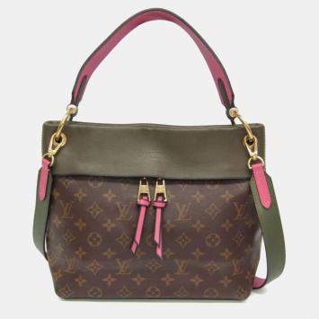 Louis Vuitton Monogram Tuileries Bezas Handbag Shoulder Bag Khaki Monogram Pink