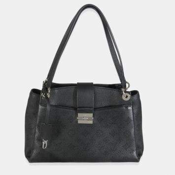 Louis Vuitton Black Monogram Mahina Sevres Bag