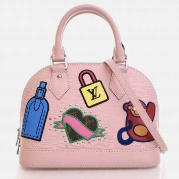 Louis Vuitton Alma BB Pink Epi Leather Shoulder Bag