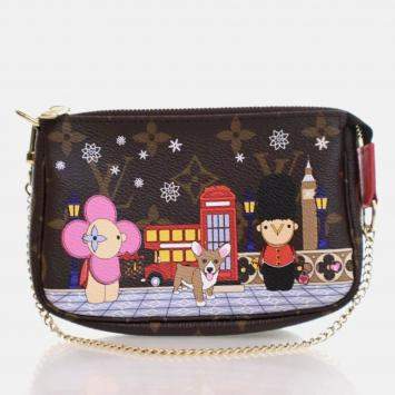 Louis Vuitton Monogram Christmas Animation Mini Pochette