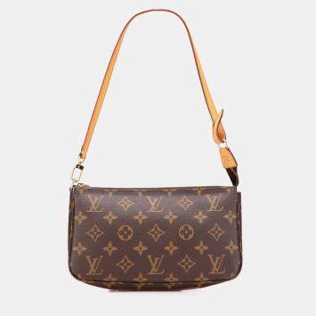 Louis Vuitton Brown Monogram Pochette Accessoires