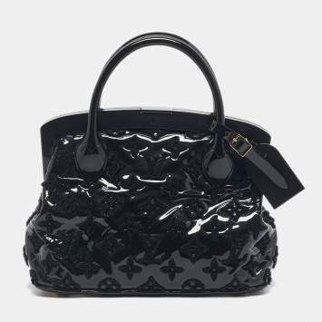 Louis Vuitton Black Monogram Fascinante Lockit Frame BB Bag