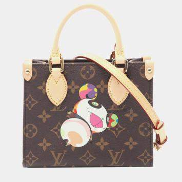 Louis Vuitton Brown Takashi Murakami Monogram Panda OnTheGo BB Bag