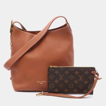 Louis Vuitton Brown Leather Lowkey Hobo PM