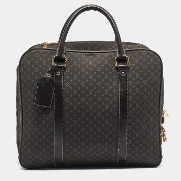 Pre Owned Louis Vuitton Fusain Monogram Idylle Fabric Epopee Rolling Luggage